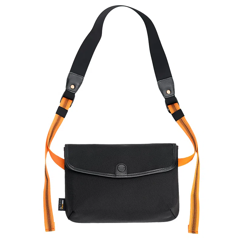 DOSRFINI Nylon Crossbody Bag Black