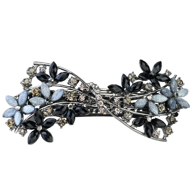 左欧 韩国大发拤弹簧夹复古后脑勺盘发 发夹 女款