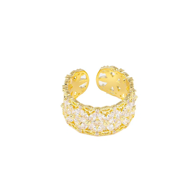 卡铂雅 设计高级感韩版极简精致高级感港风气质轻奢韩版 合金 戒指 女款