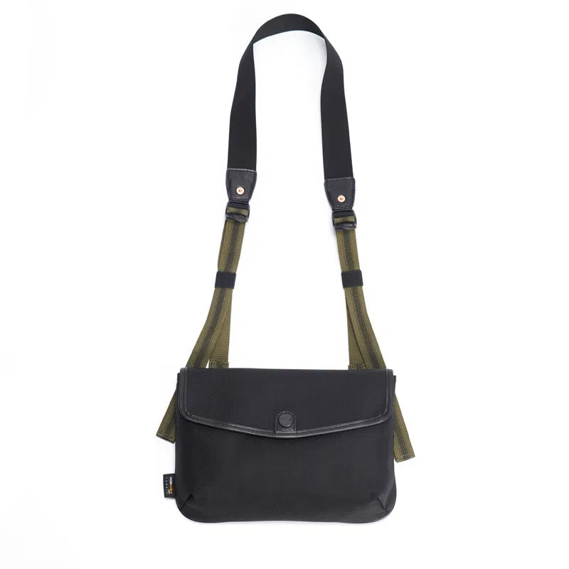 DOSRFINI Nylon Crossbody Bag Black