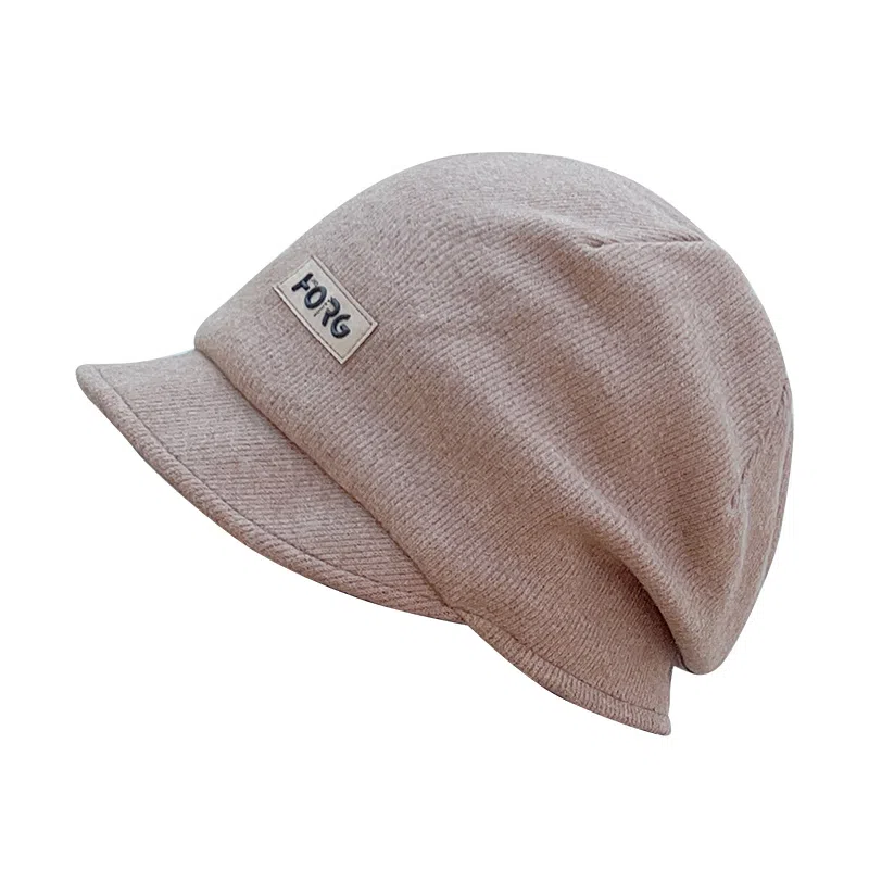 南极人 孕妇产后出院防风大头围堆堆透气睡眠显脸小 轻薄款 月子帽 女款