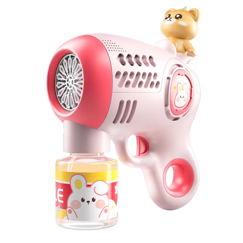 妙贝乐 太空小熊枪 户外玩具 不漏液 泡泡机