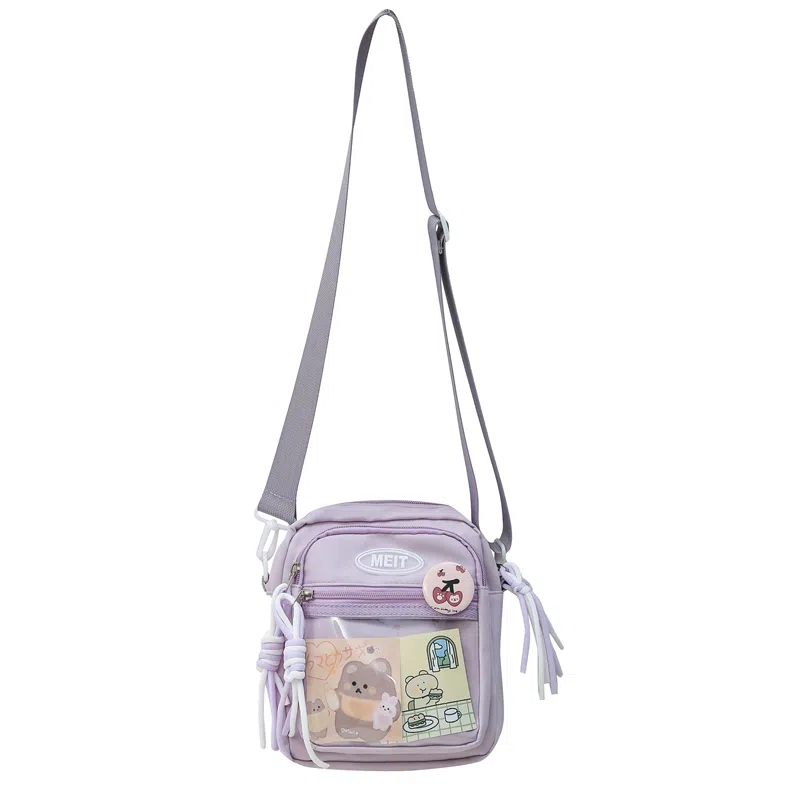 Chunlong Nylon Crossbody Bag