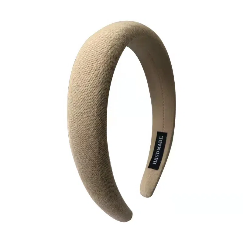 彤彤兔 海绵高颅顶复古法式宽边发捆压发卡 发箍 女款