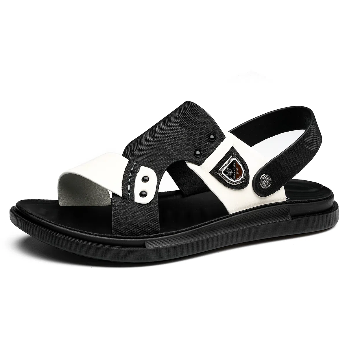 正泰 简约时尚个性外穿舒适人字拖鞋 男款