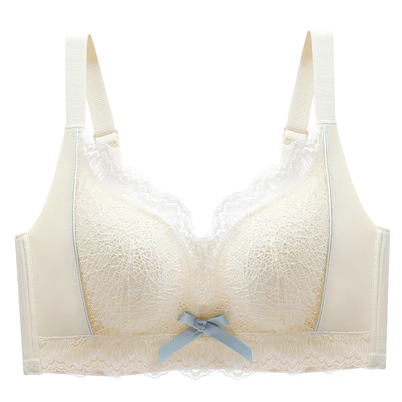 芬腾 女士内衣无钢圈聚拢大小胸可穿调整型防下垂上托收副乳性感文胸 女款