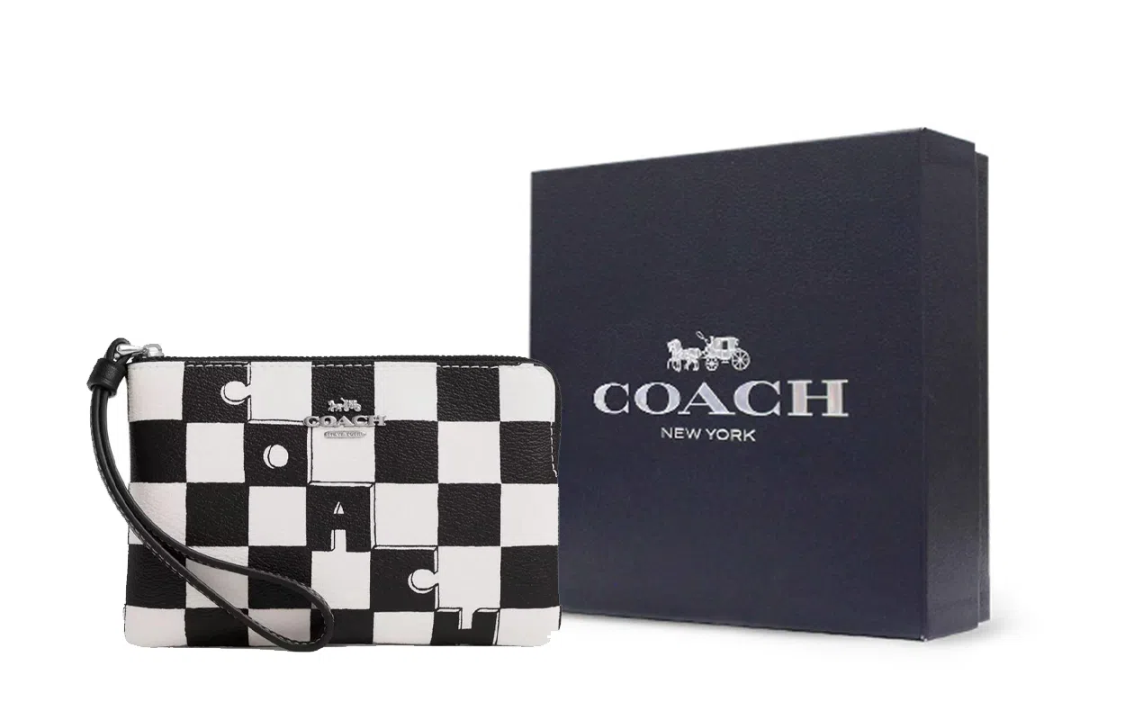 COACH Corner Zip Wristlet 16