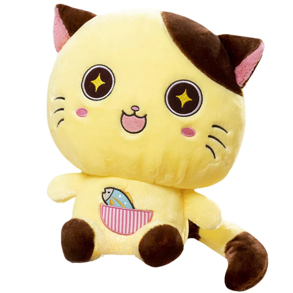 赛特嘟嘟 开心猫 创意萌趣小猫 玩偶 毛绒公仔