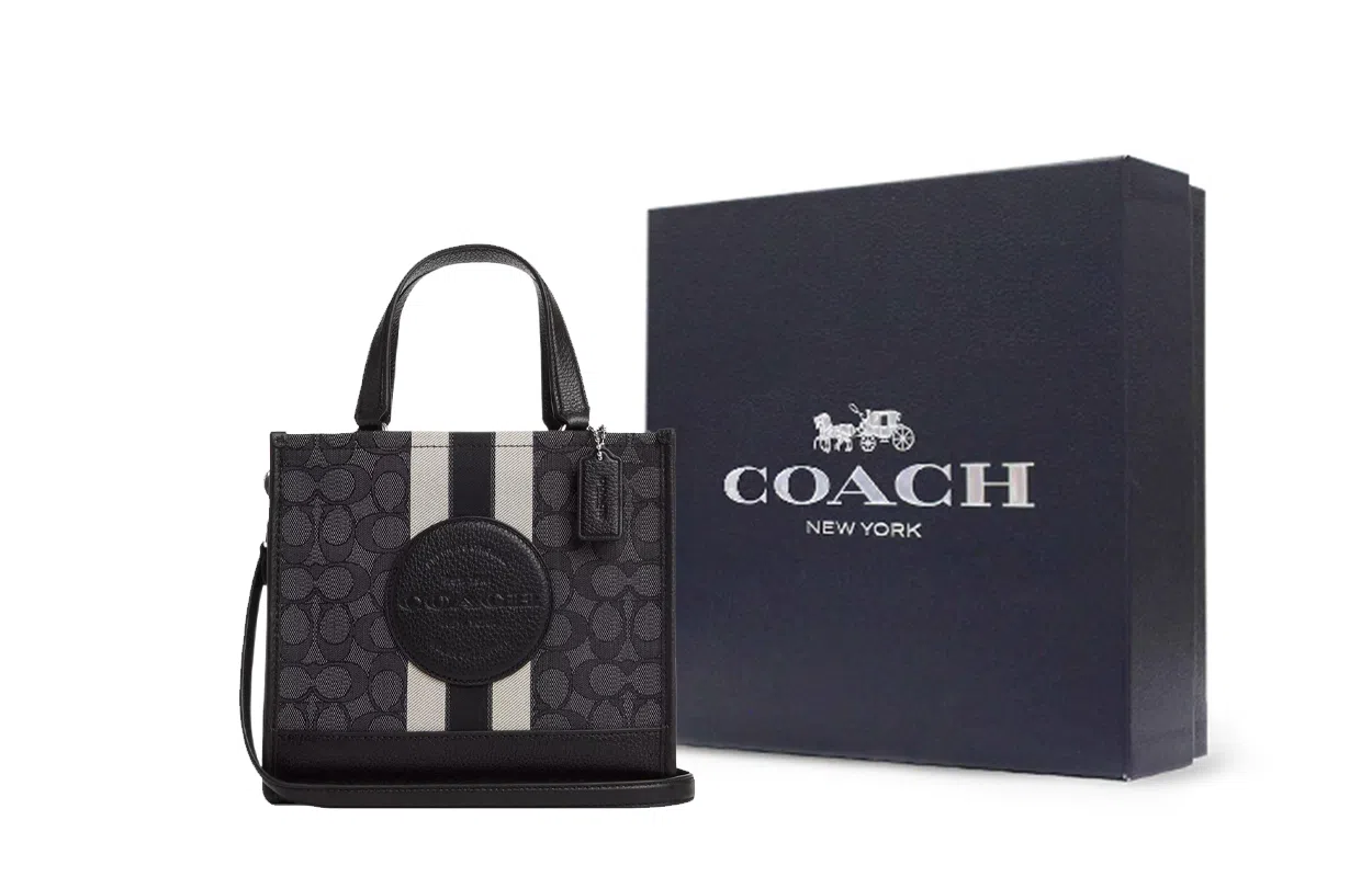 COACH Dempsey 22 Logo Tote