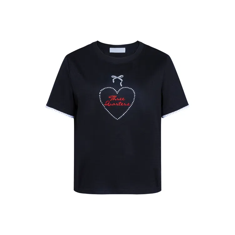 Three Quarters logo T