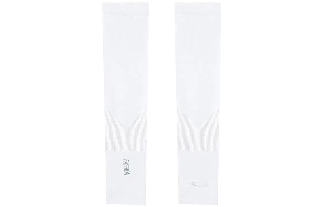 优幽兰 潮流纯色潮流运动风防紫外线漏指户外骑行运动遮阳 锦纶 氨纶 冰丝袖套护臂防晒手袖 男女同款情侣款