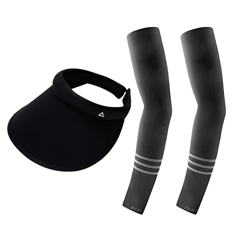 匹克 冰丝袖套开车户外运动骑行钓鱼防紫外线 防晒袖 男女同款情侣款