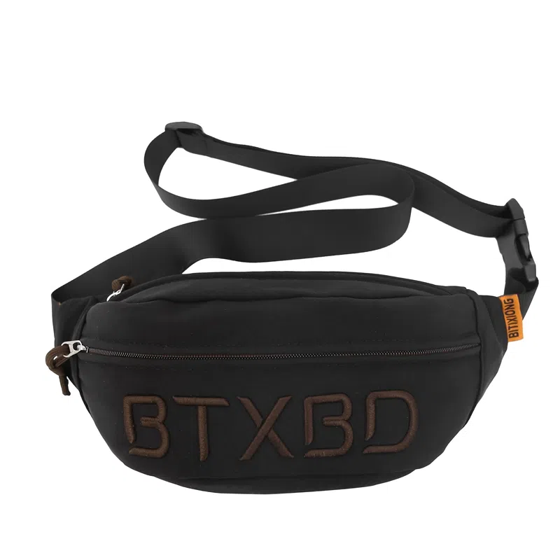 行途胸包男女背包字母斜挎包防泼水腰包女大容量单肩包运动潮牌男士包包