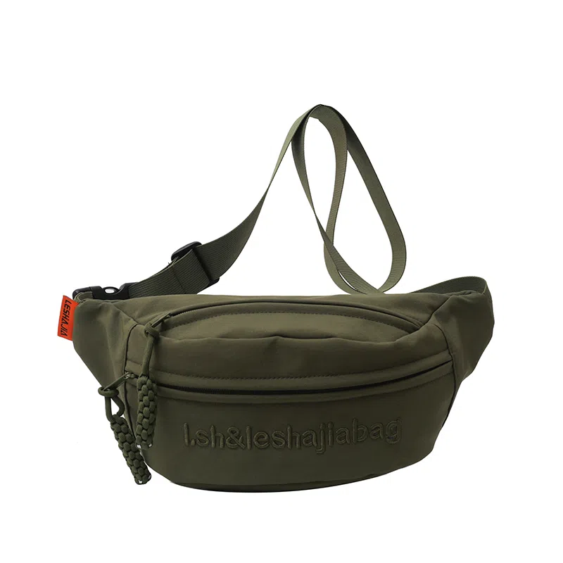 醇龙 小众运动 尼龙 单肩包胸包 常规 男女同款情侣款 蓝/黑/白/绿/红