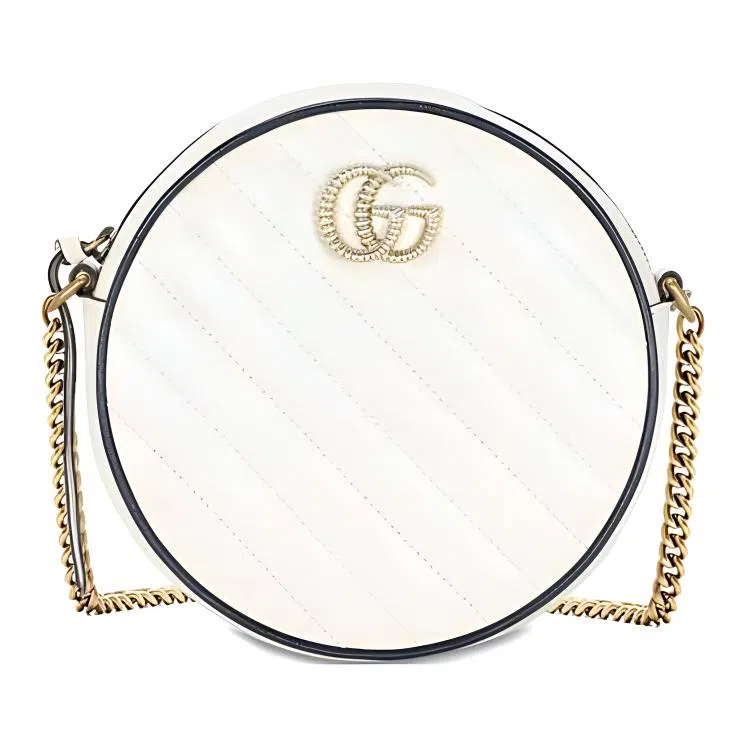 Gucci Marmont Mini White/Blue