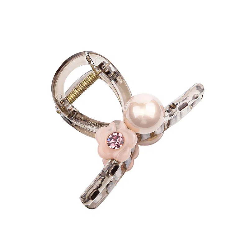 卡铂雅 粉色珍珠极简精致设计高级感港风气质轻奢韩版潮流 发夹 女款