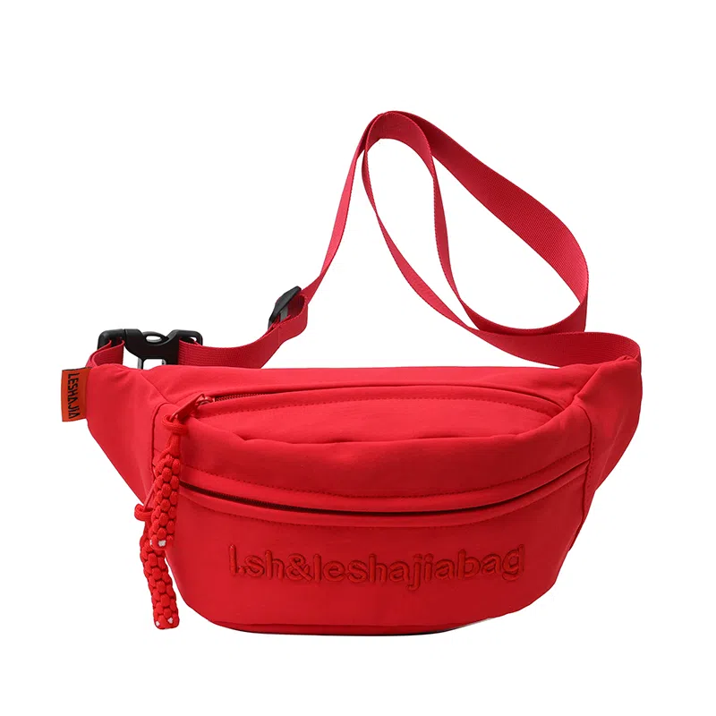 醇龙 小众运动 尼龙 单肩包胸包 常规 男女同款情侣款 蓝/黑/白/绿/红