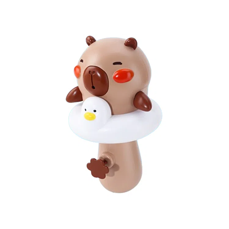 乐吉儿 卡皮巴拉水枪 卡通海豹沙滩按压式呲水 枪型玩具