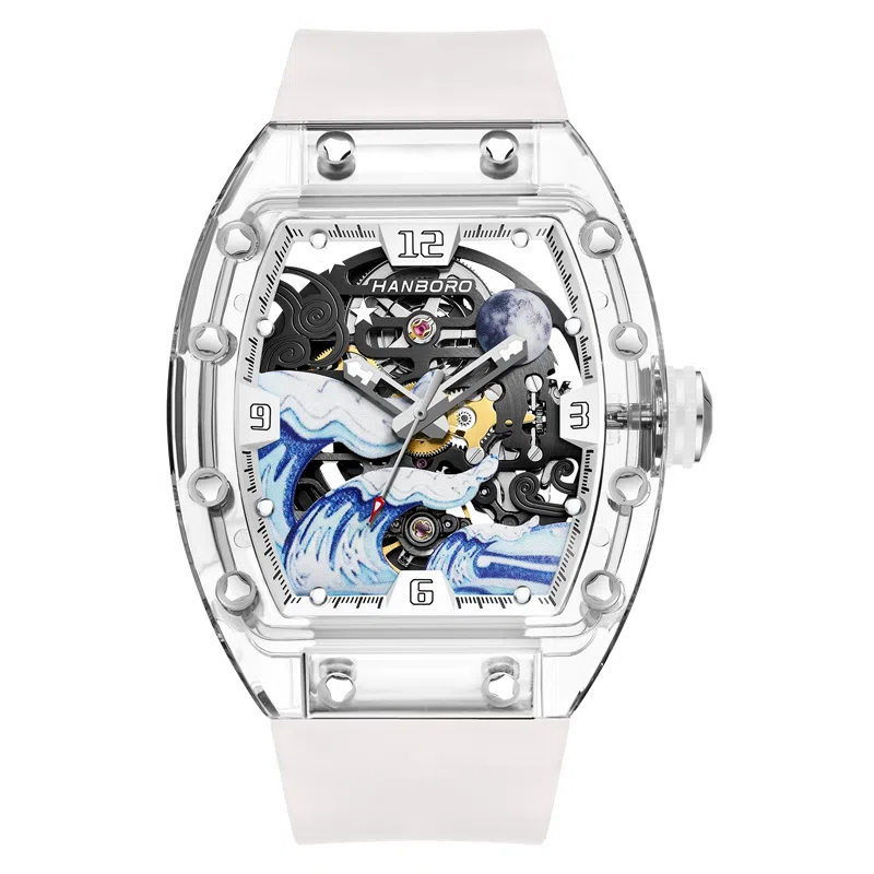 HANBORO HBR9038 White Dial