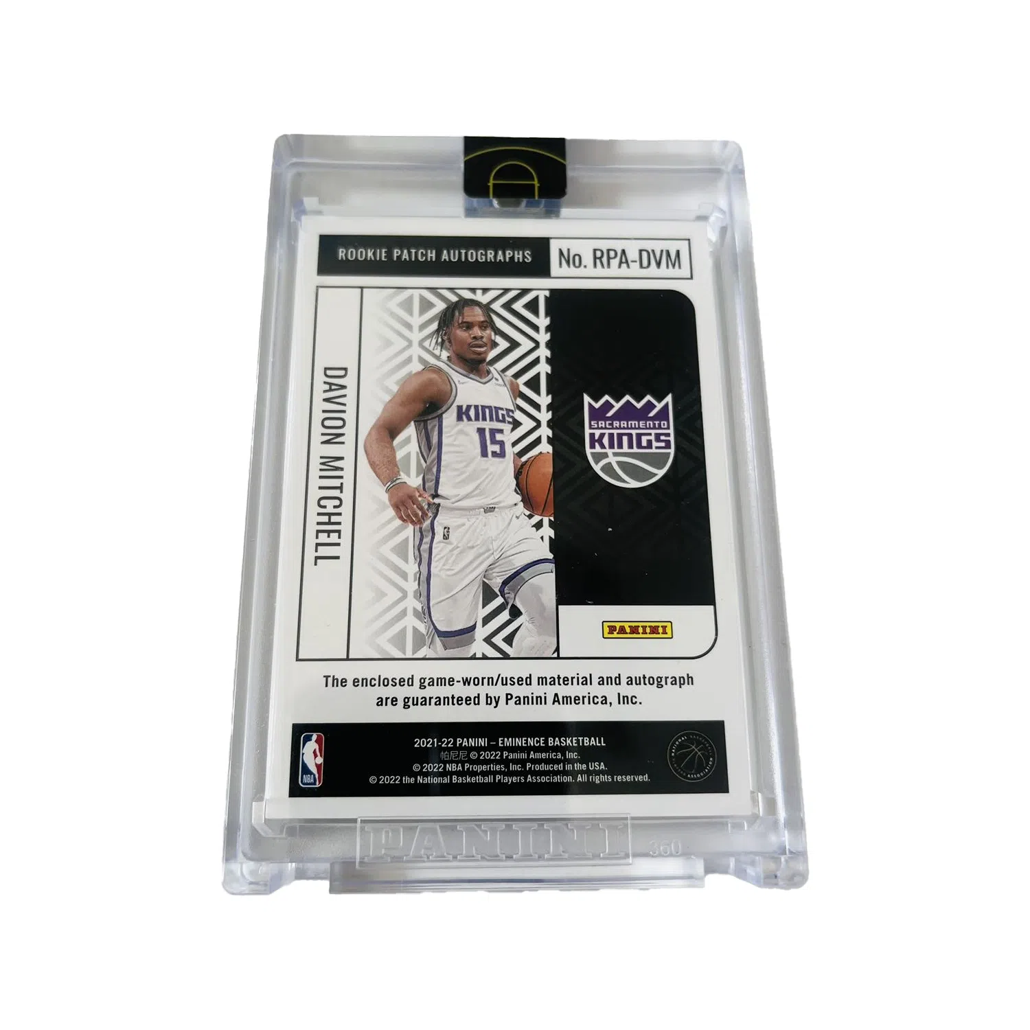 PANINI 21-22 RPA 10 Patch Rc