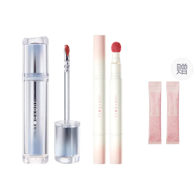 橘朵 冰熨斗镜面 唇釉唇粉霜 哑光口红 不沾杯护唇精华金属刷头