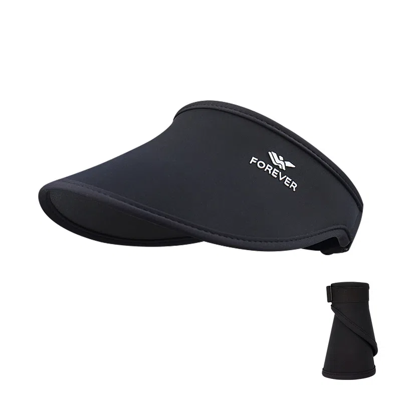 啄木鸟 跑步运动无痕空顶帽子女冰丝无痕可折叠防紫外线户外高尔夫球骑行大檐遮阳帽子男 锦纶 氨纶 防晒帽 男女同款情侣款