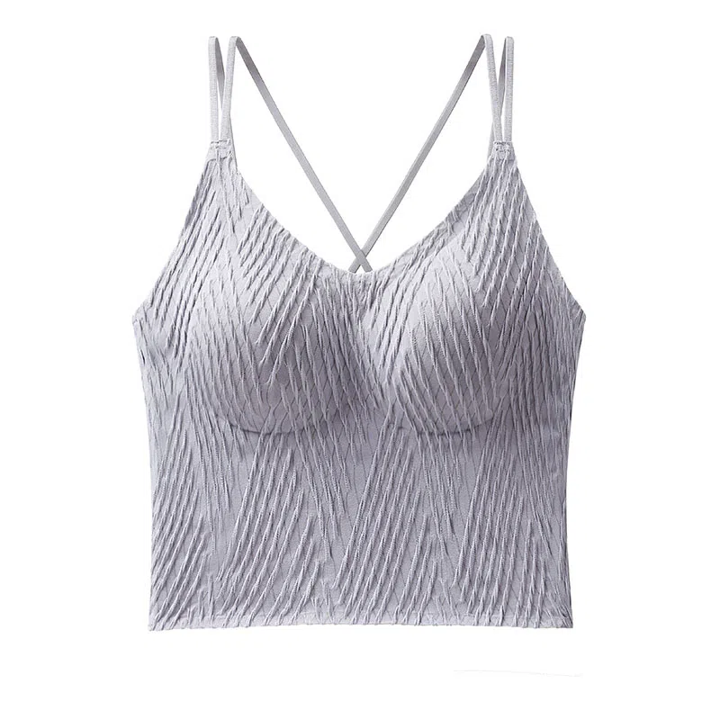都市丽人 背心舒适打底美背外穿无痕高颜值无钢圈网红女士夏季吊带 女款