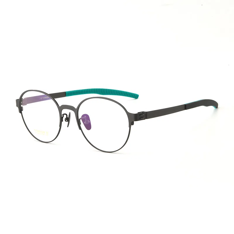 【联系客服可配度数】 康视顿 中性超轻近视 钛β钛硅胶 椭圆形 光学镜架 男女同款情侣款 深红色 灰青色 砂杏色 黑灰色