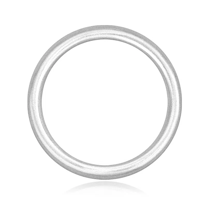 谧月珠宝 古法传承手工实心光面磨砂镯子 显年轻复古温柔小众 国潮新中式复古优雅气质古风 合金 手镯 男女同款情侣款