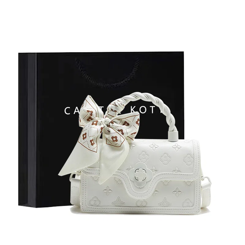 Carit&Koty Embroidered Tote Bag Small White