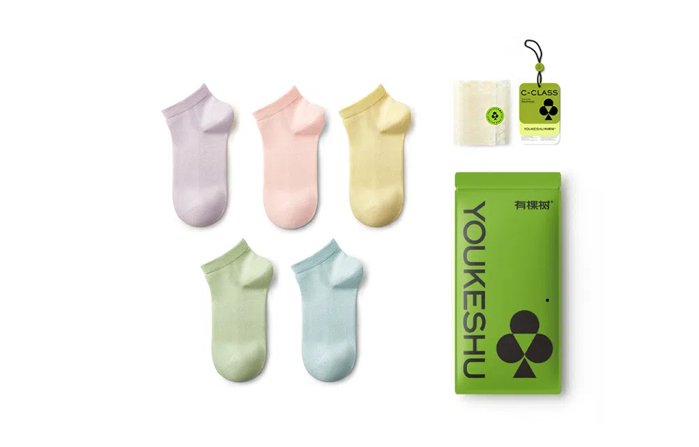 【7A抗菌】有棵树 袜子女士短袜春夏款短筒纯棉防臭抗菌透气女防滑