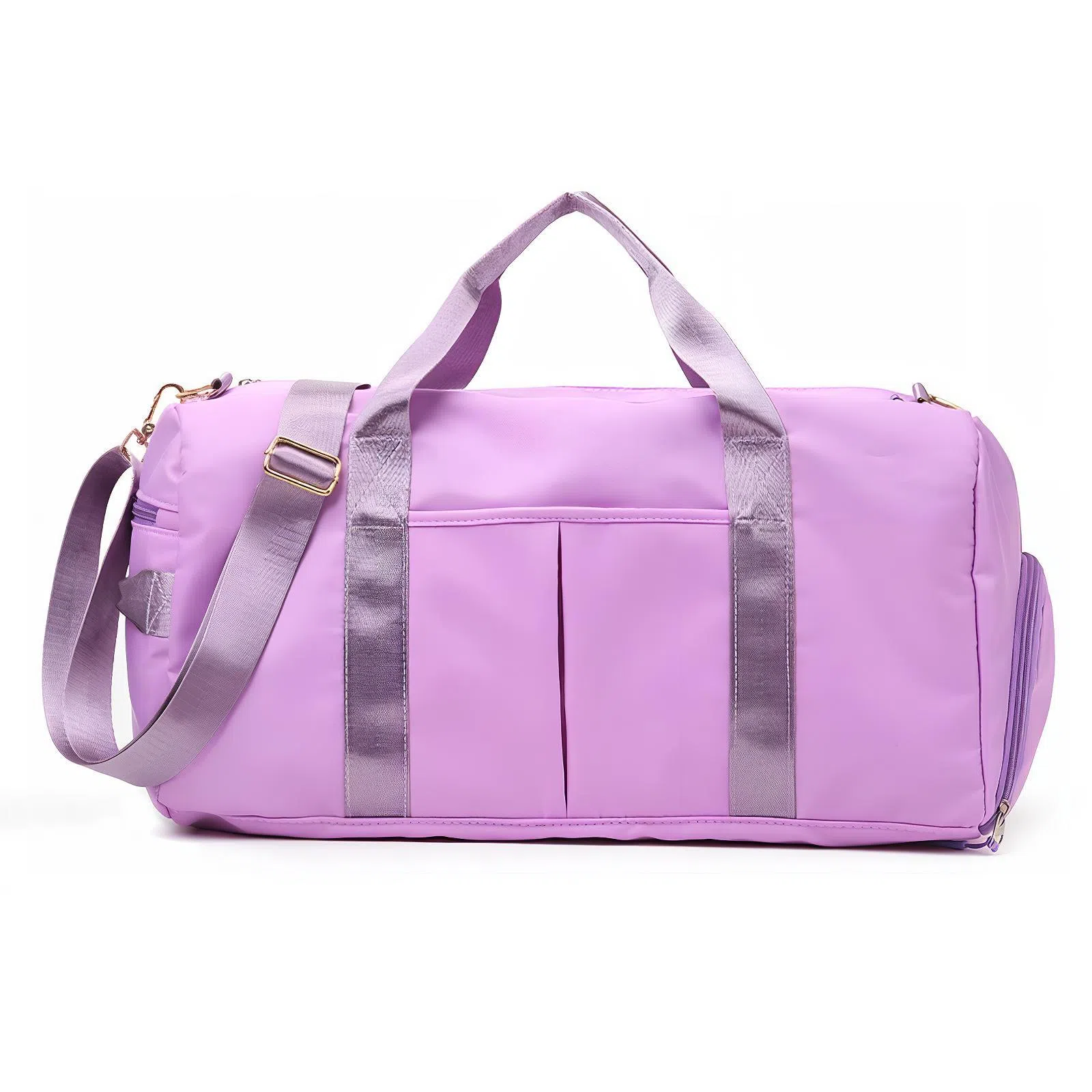 行途 拉链开合大容量 女款 多色 尼龙 健身包