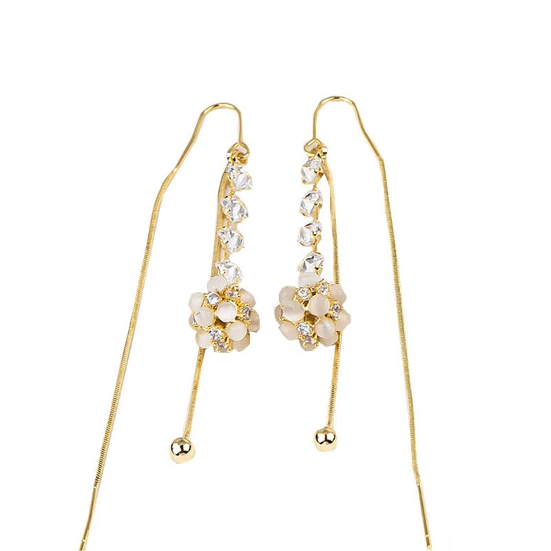 卡铂雅 金色 潮流轻奢潮流设计极简高级感港风气质 铜 耳环 女款