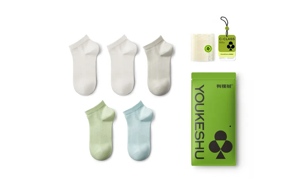 【7A抗菌】有棵树 袜子女士短袜春夏款短筒纯棉防臭抗菌透气女防滑