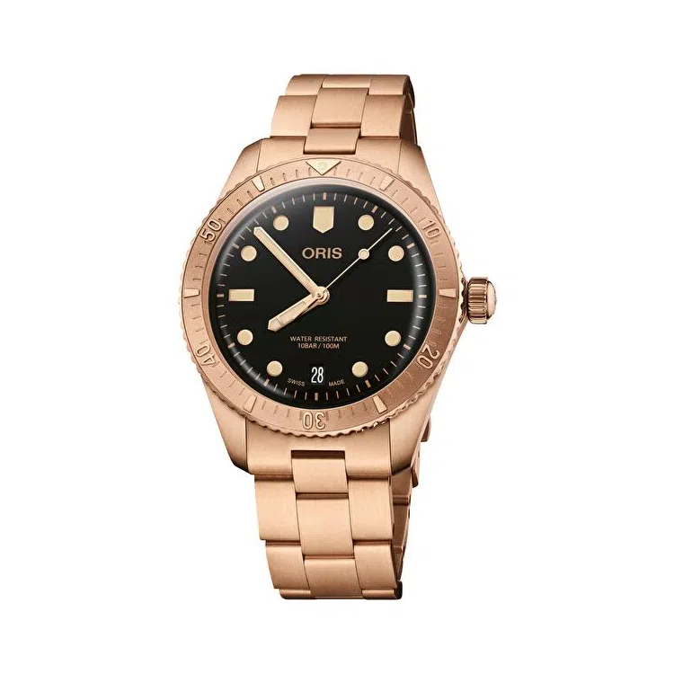 Oris 38mm Bronze Dive Watch