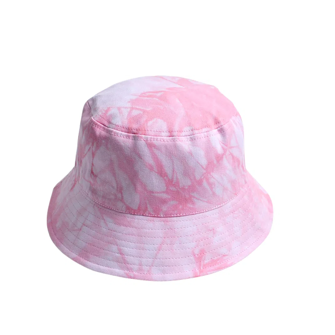 撞青春 夏季短檐盆帽户外出游扎染遮阳防晒春夏 棉 渔夫帽 女款