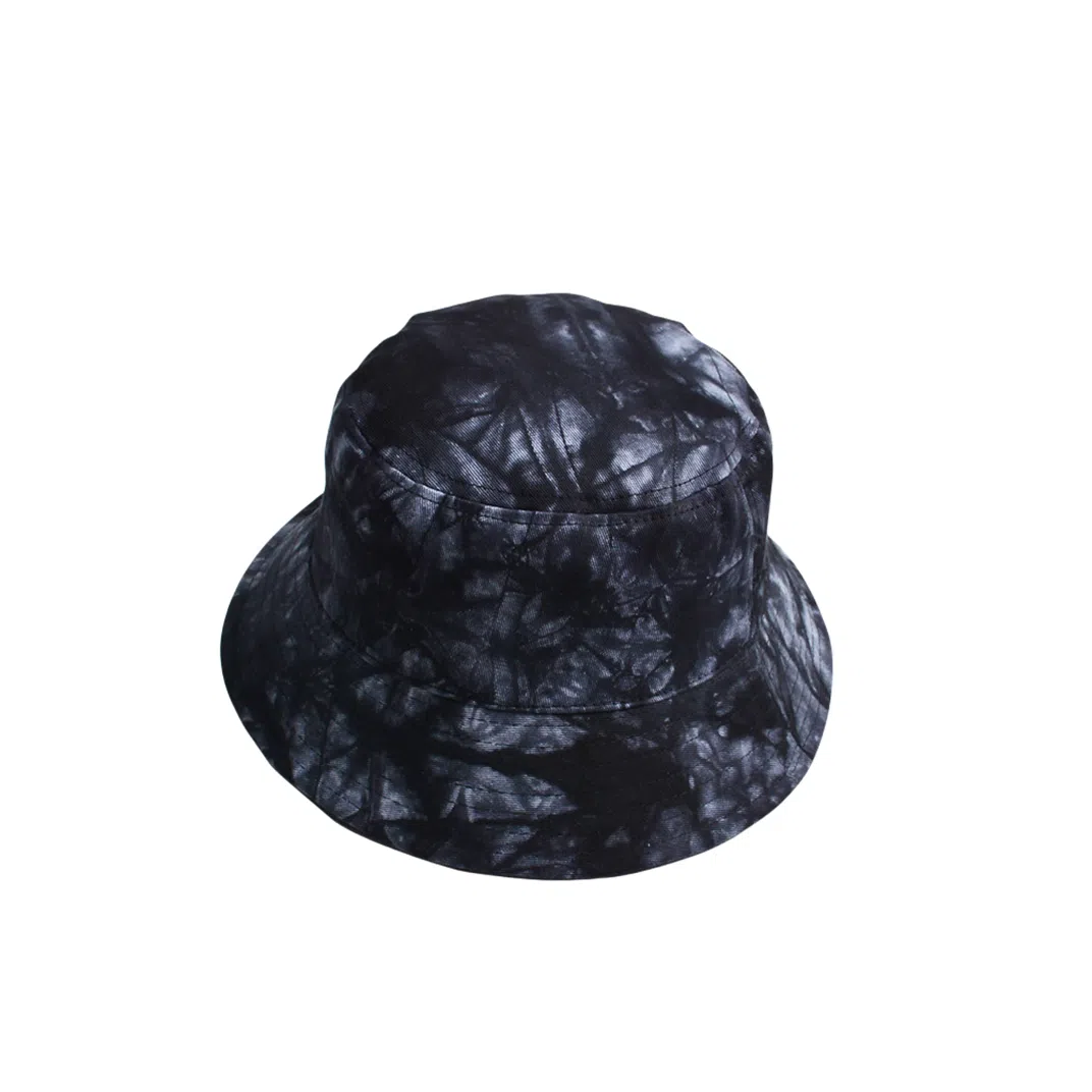 撞青春 夏季短檐盆帽户外出游扎染遮阳防晒春夏 棉 渔夫帽 女款