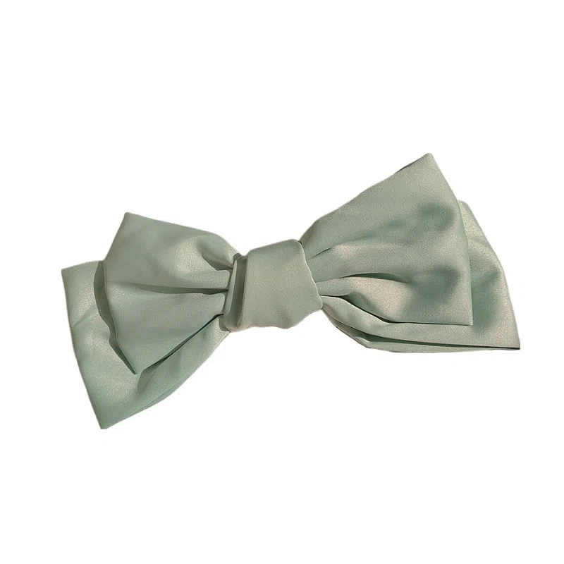 彤彤兔 复古缎面大蝴蝶结优雅舒适 发夹 女款