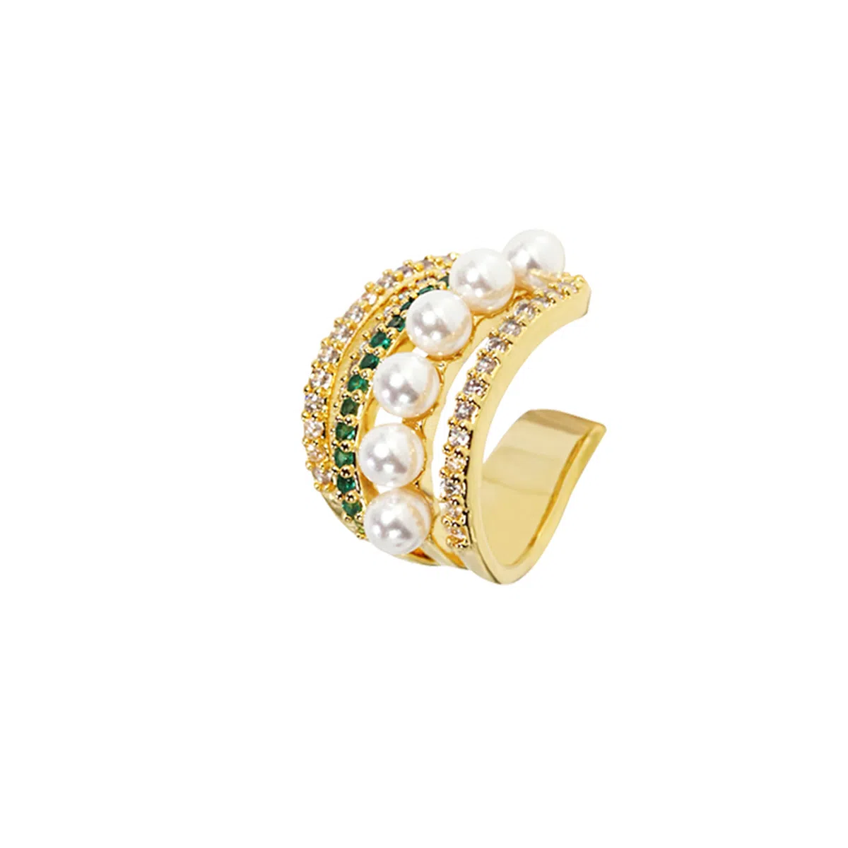 韵系 满钻微镶 夏季高级感 铜 耳夹 女款