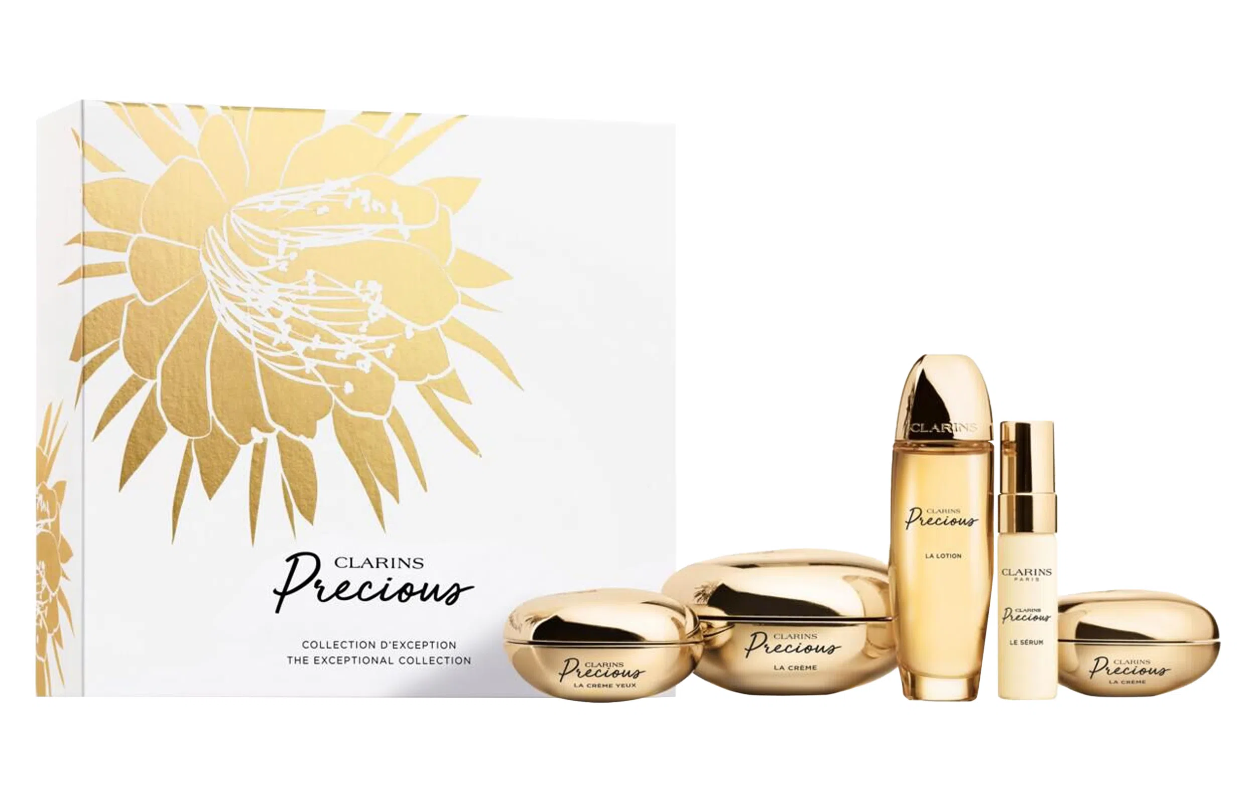 娇韵诗 珍贵奢华系列 月光花护肤套装 舒缓保湿 五件套