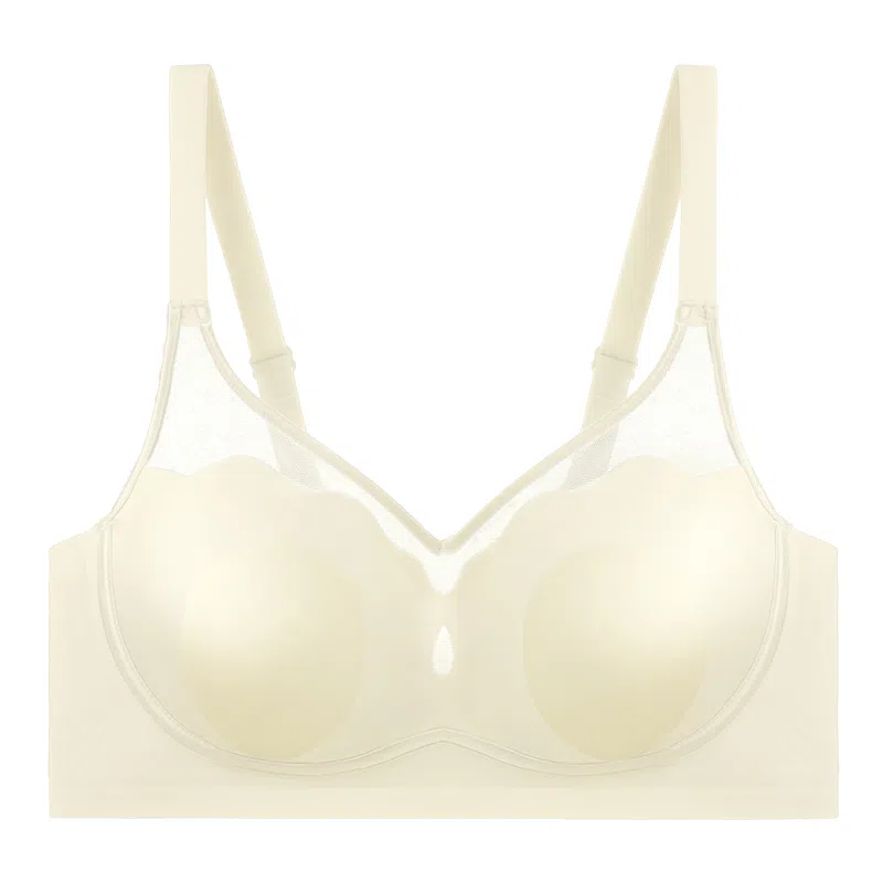 内在密码 薄款大胸显小兔耳杯超薄凉感无痕遮副乳文胸 女款