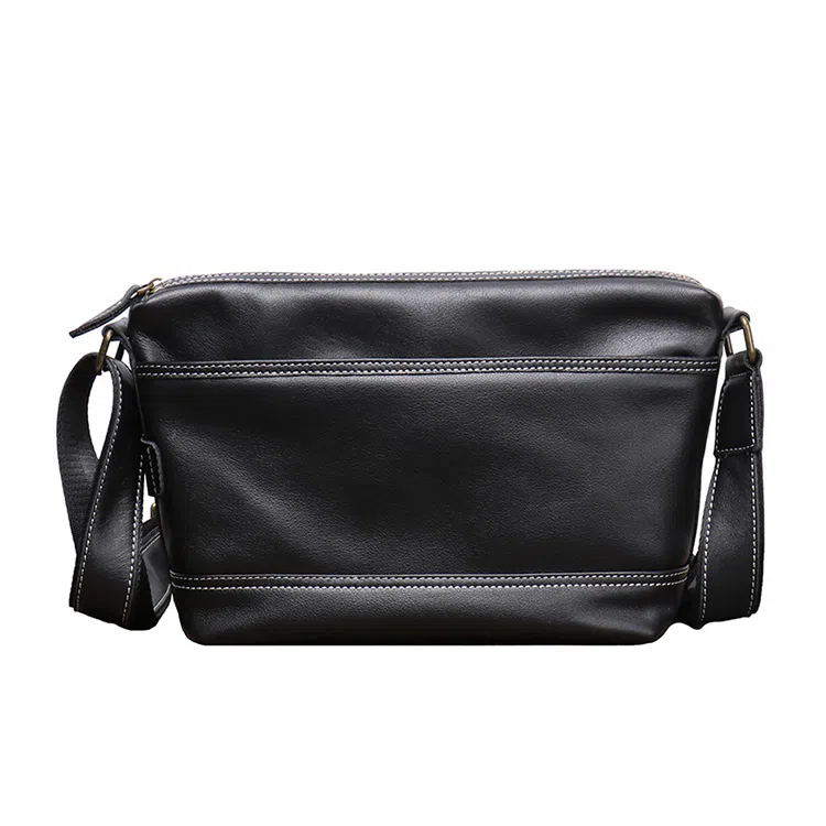 DOSRFINI Men's Leather Messenger Bag