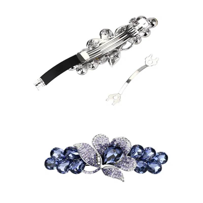 左欧 一字夹子卡子马尾 发夹 女款