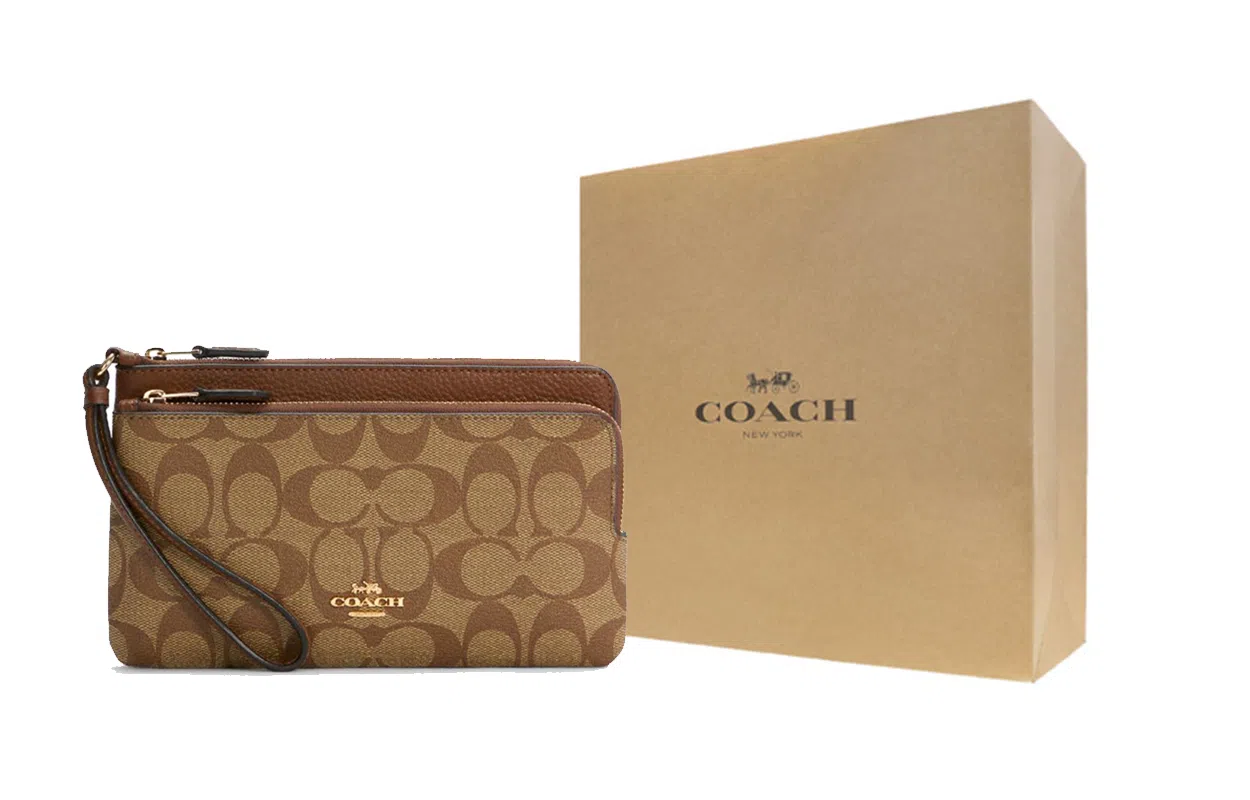 COACH Double Zip Wallet 20