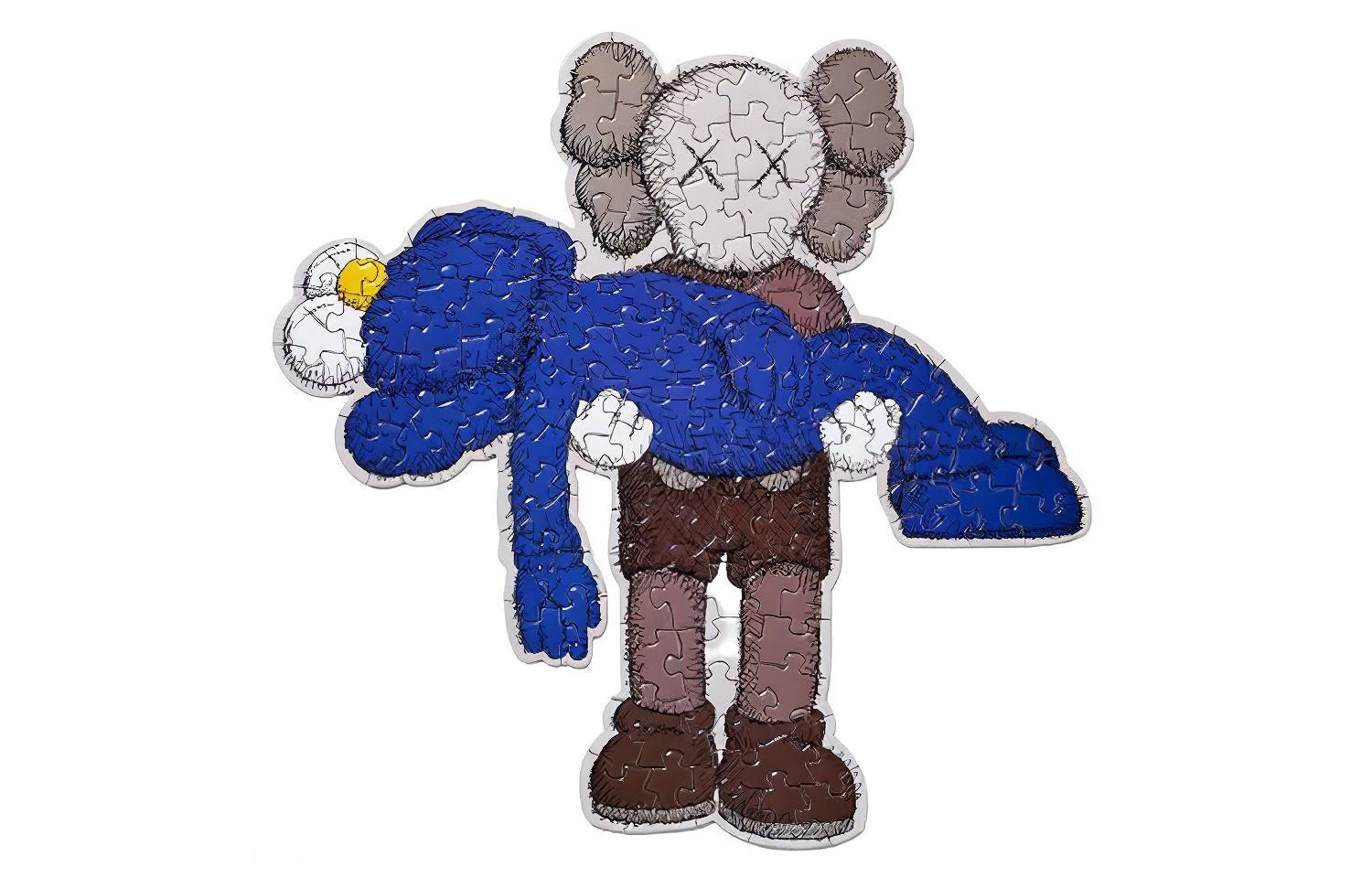 KAWS TOKYO FIRST GONE Puzzle 100pcs