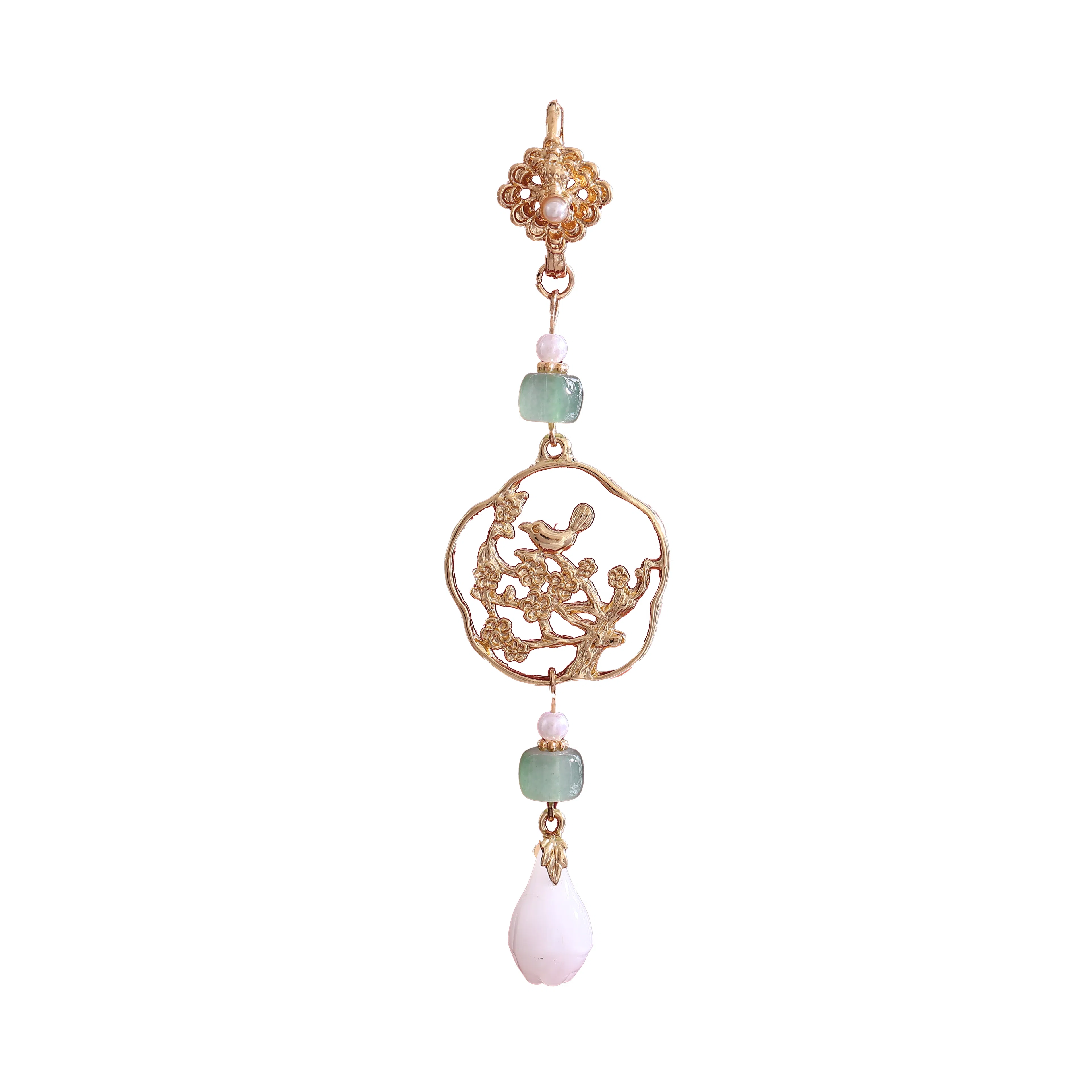 圣所 喜上枝头 新中式旗袍压襟古风 汉服茶服 挂件 女款