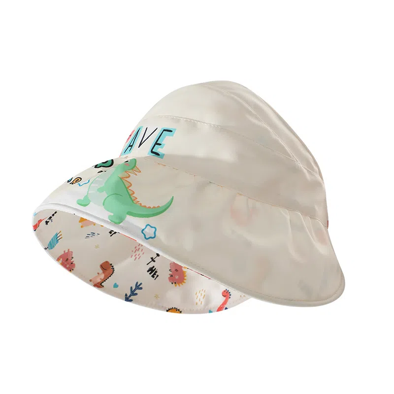 浪莎 贝壳大帽檐韩版太阳帽帅气渔夫鸭嘴 薄款 防晒帽 儿童款