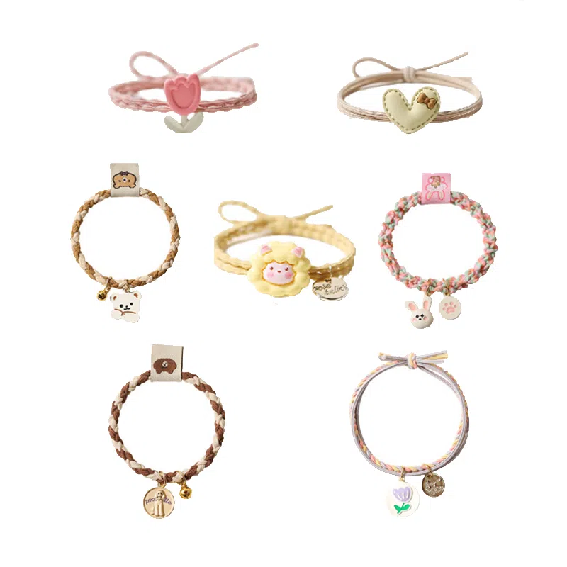 妖娆猫 一周星期头绳发饰套装礼盒高级感气质时尚皮筋扎头发发绳头饰创意实用儿童礼品女生 发圈 女款