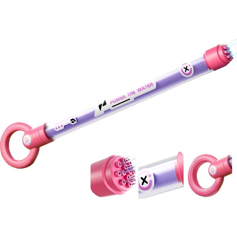 贝杰斯 喷水枪 呲水枪 抽水抽拉式水炮 户外玩水 打水仗神器 枪型玩具