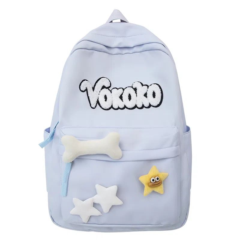 行途 可爱校园小清新质感甜酷旅行潮流轻便 牛津布 双肩包 常规 女款 黑色/红色/白色/黄色/蓝色